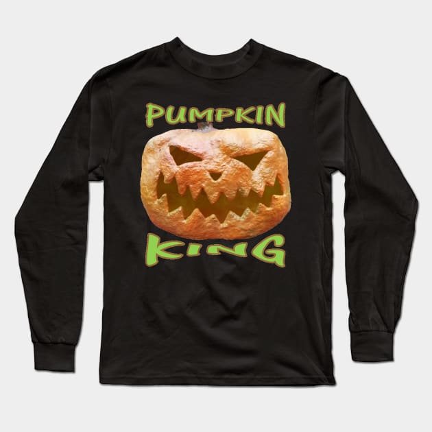 PUMPKIN KING Long Sleeve T-Shirt by ARTWORKandBEYOND